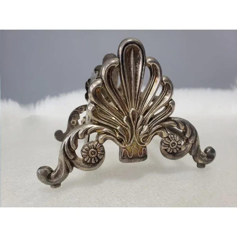 1970s Towle Silversmith Italian Knife Holder Caddy Reproduction Victorian gothic